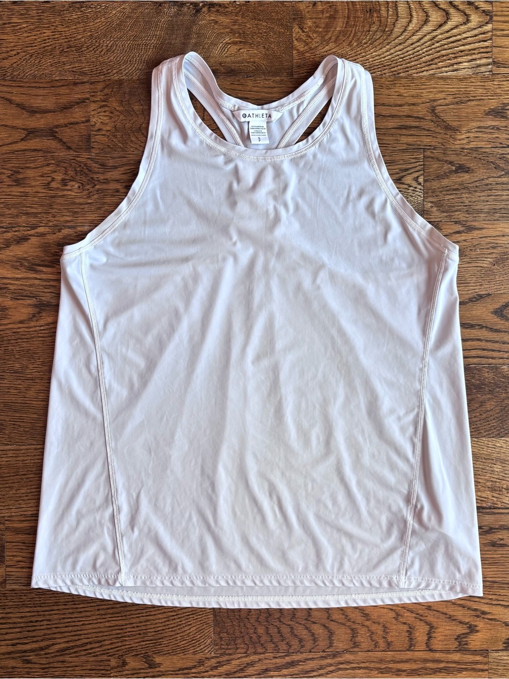 Athleta White Racerback Performance Tank | Women’s Small
